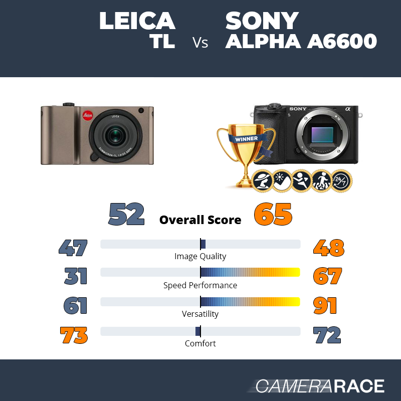Leica TL vs Sony Alpha a6600, which is better?