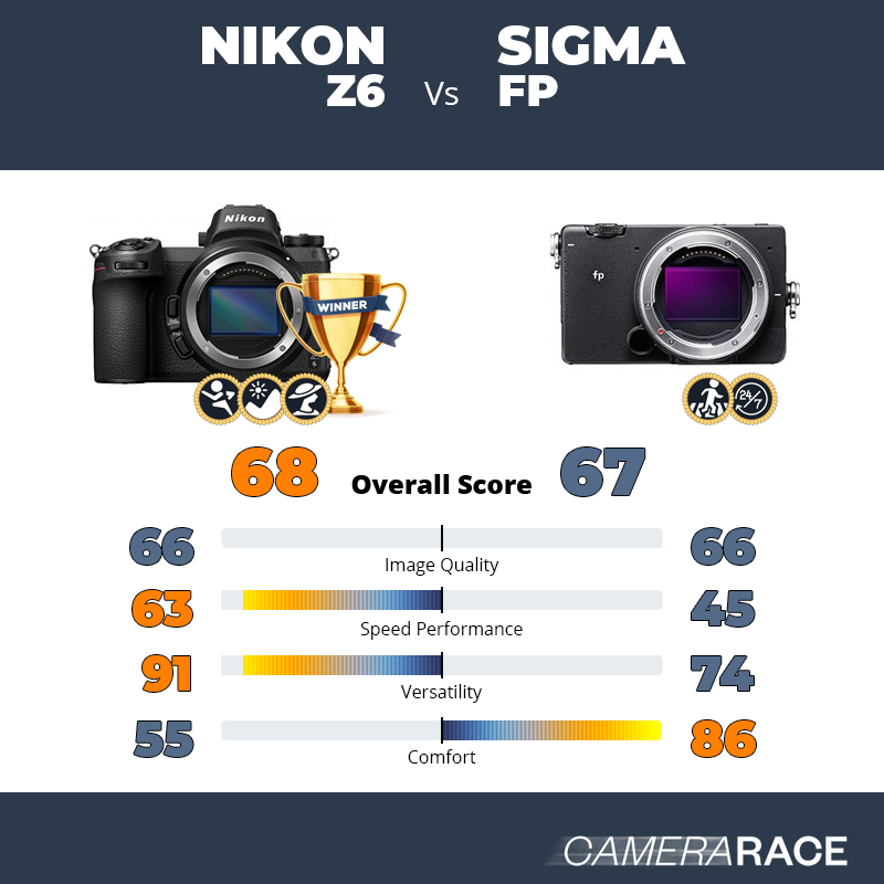 Le Nikon Z6 est-il mieux que le Sigma fp ?