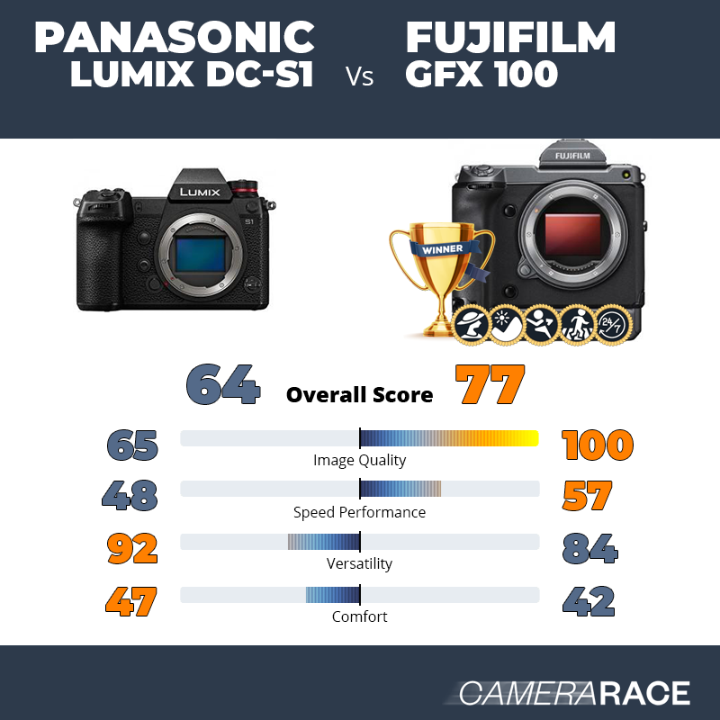 Panasonic Lumix DC-S1 vs Fujifilm GFX 100, which is better?