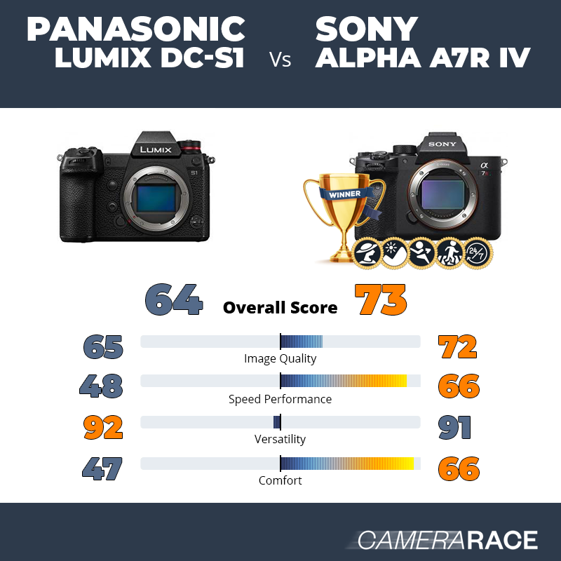 Le Panasonic Lumix DC-S1 est-il mieux que le Sony Alpha A7R IV ?