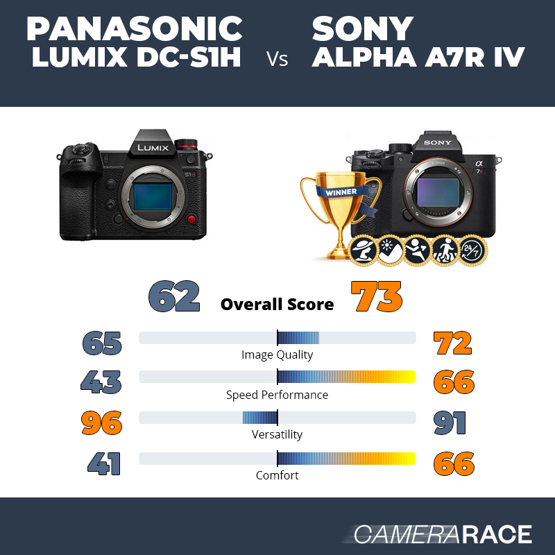 Le Panasonic Lumix DC-S1H est-il mieux que le Sony Alpha A7R IV ?