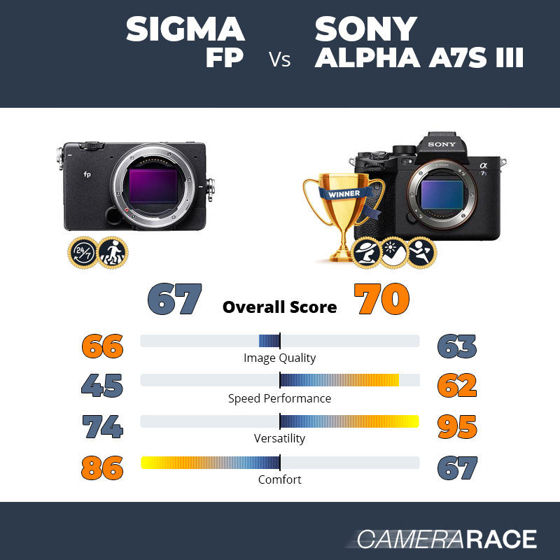 ¿Mejor Sigma fp o Sony Alpha A7S III?
