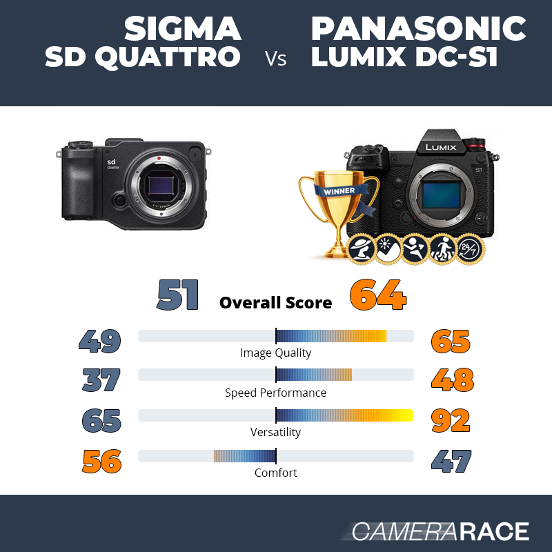 Meglio Sigma sd Quattro o Panasonic Lumix DC-S1?