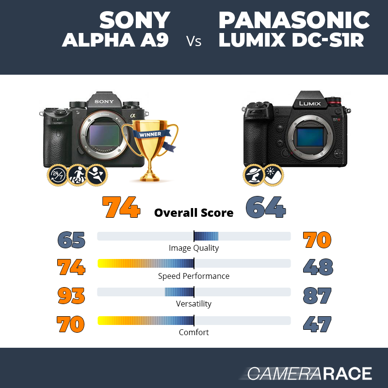 Sony Alpha A9 vs Panasonic Lumix DC-S1R, which is better?